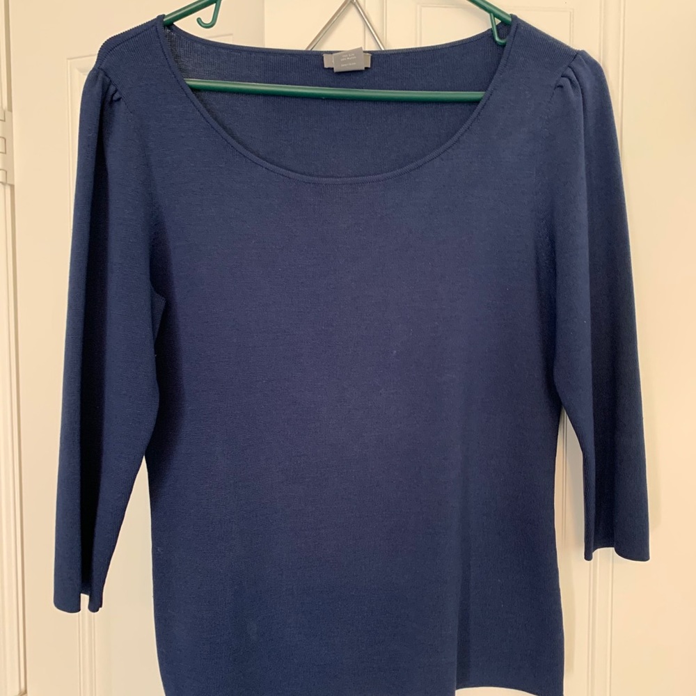 Ann Taylor Sweater Elegant Scoopneck M